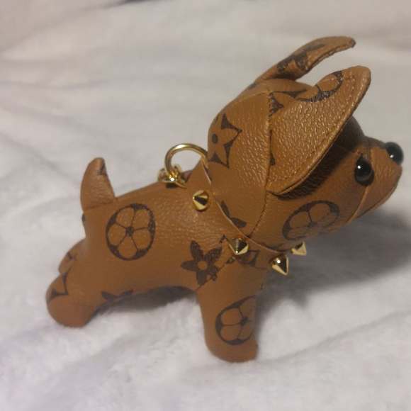 Beautiful Brown and Black Frenchie Puppy bag charm - Picture 2 of 4